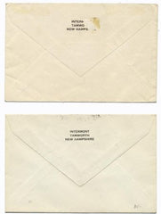 Autographs Frances F. Cleveland 2 Free Frank Covers, NH History