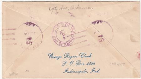 US Arkansas, Fifty-Six 599, 632, 642, 646, 651 Fancy Cancel Cover, Numerals & ARK