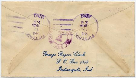 US Arkansas, Fifty-Six Fancy Cancel Cover, Solid Numerals