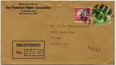 US California, San Francisco Fancy Cancel Cover, Opera
