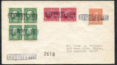 US Indiana, Mishawaka 552, 561, 681 Fancy Cancel Cover, "Registered"