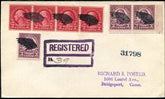 US Illinois, Wing 554, 555 Fancy Cancel Cover