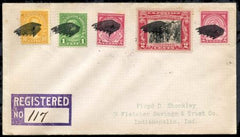 US Illinois, Wing 552, 562, 651, 682 Fancy Cancel Cover