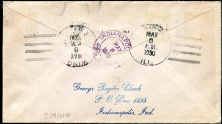 US Illinois, Wing 552, 562, 651, 682 Fancy Cancel Cover