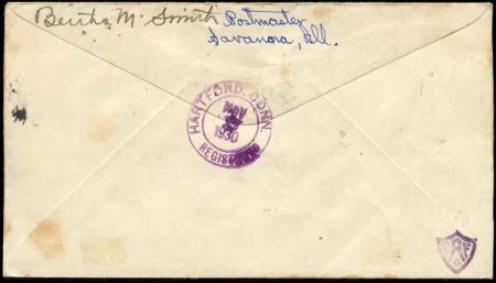 US Illinois, Savanna 410, 651, 657 Fancy Cancel Cover