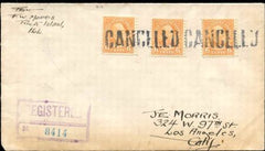 US Illinois, Rock Island 638 Fancy Cancel Cover