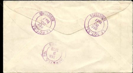 US Illinois, Le Roy 566, U429 Fancy Cancel Cover