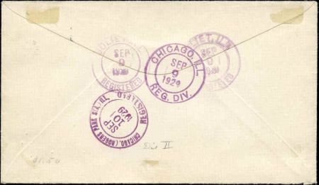 US Illinois, Joliet 554, 561, 638 Fancy Cancel Cover
