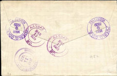 US Colorado, Pueblo Fancy Cancel Cover, Star