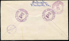 US Connecticut, Plantsville Fancy Cancel Cover, Star