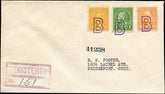 US Illinois, Braceville 552, 562, 638 Fancy Cancel Cover, "B" Cancel