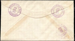 US Illinois, Braceville 552, 562, 638 Fancy Cancel Cover, "B" Cancel