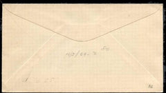 US Illinois, Bondville 551 Fancy Cancel Cover, St. Patrick's Day, Clover
