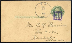 US Kentucky, Ed UY5m Fancy Cancel Cover, Ed in Box
