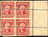 US 319 Bureau & Regular Issues LH NH Misperfed Block Error