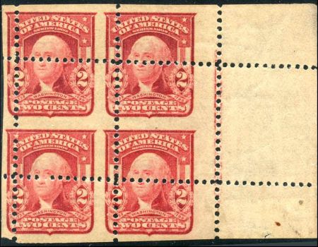 US 319 Bureau & Regular Issues LH NH Misperfed Block Error