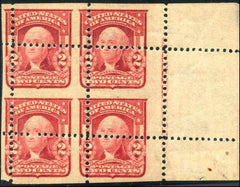 US 319 Bureau & Regular Issues LH NH Misperfed Block Error