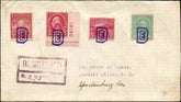 US Kentucky, Ed 554, 563, 654, 681 Fancy Cancel Cover, E and D