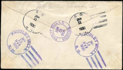 US Kentucky, Ed 554, 563, 654, 681 Fancy Cancel Cover, E and D