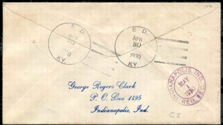 US Kentucky, Ed 552, 554, 562, 646, 651 Fancy Cancel Cover, Knights of Columbus