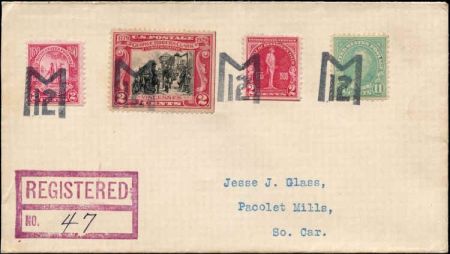 US Indiana, Twelve Mile 563, 651, 683, 688 Fancy Cancel Cover