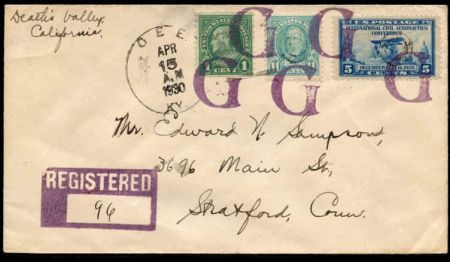 US Kentucky, Gee 552, 563, 650 Fancy Cancel Cover