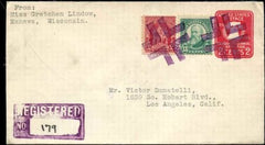 US Wisconsin, Manawa 622, 680, U522 Fancy Cancel Cover, Crossroads