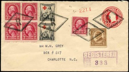 US New Jersey, Edgewater 553, 554, 702, U429 Fancy Cancel Cover, Diamond Shape