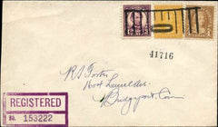 US New Jersey, Hoboken 555, 556, 562 Fancy Cancel Cover