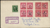 US New Hampshire, Alton 552, 654, 689 Fancy Cancel Cover, Star
