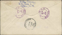 US New Hampshire, Alton 552, 654, 689 Fancy Cancel Cover, Star