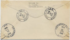 US South Carolina, Pacolet Mills 563, 654, 657, 681 Fancy Cancel Cover