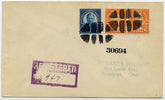 US Pennsylvania, Sharpsville 557, 558 Fancy Cancel Cover