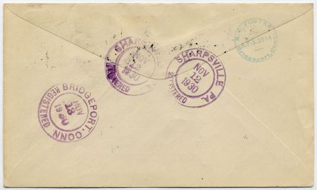 US Pennsylvania, Sharpsville 557, 558 Fancy Cancel Cover