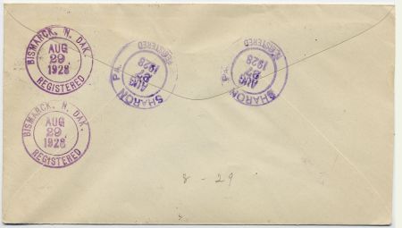 US Pennsylvania, Sharon 560, 561 Fancy Cancel Cover "APS" in Rectangle