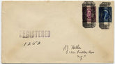 US Ohio, Oberlin 555, 563 Fancy Cancel Cover