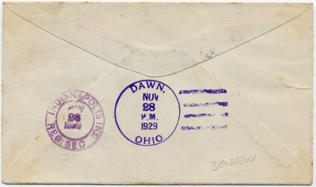 US Ohio, Dawn 563, 651 Fancy Cancel Cover, Maltese Cross