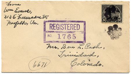 US Ohio, Crestline 623 Fancy Cancel Cover, Geometric Swirls