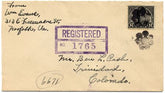 US Ohio, Crestline 623 Fancy Cancel Cover, Geometric Swirls