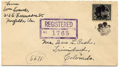 US Ohio, Crestline 623 Fancy Cancel Cover, Geometric Swirls