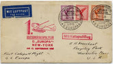Germany 1930 Catapult Cover , First Flight Europa