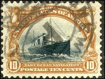US 299 Early Commemoratives VF - XF Used cv $32.50