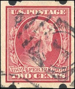 US 368 Early Commemoratives VF - XF Used