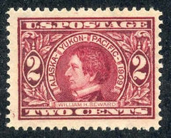 US 370 var Early Commemoratives VF Unused Carmine Lake - Unlisted