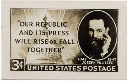 US 946 Photo Essay, Joseph Pulitzer, Proposed design