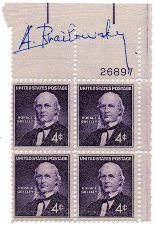 US 1177 Autographed PB, Alexander Brailowsky, pianist