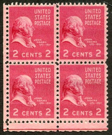 US 806 Error Double Paper Mint