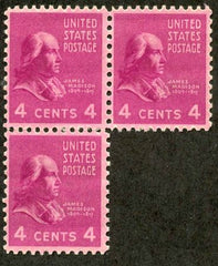 US 808 VF Unused Error 3x Double Paper