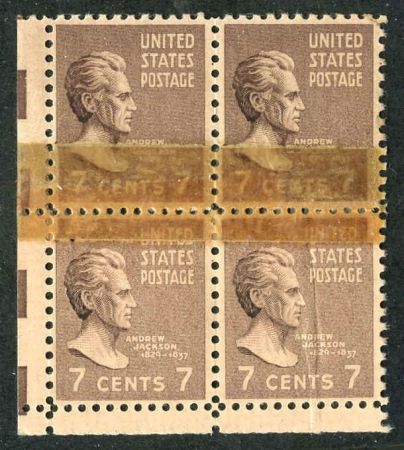 US 812 Error Double Paper Block