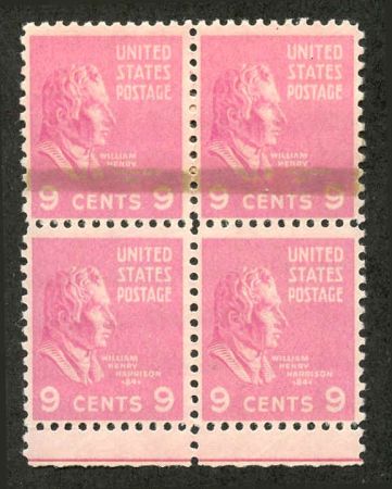 US 814 Error Double Paper Block